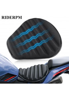 RIDERPM Motorcycle Gel Seat Cushion Universal Motorcycle Seat Cushion with 3D Honeycomb Breathable Shock-Absorbing Gel Seat Pad